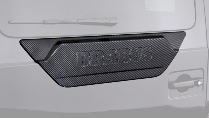 Photo of Brabus Carbon Rear Door Cover for the Mercedes Benz G63 AMG 4x4² (W463A) - Image 1
